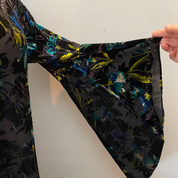 Tropical black burnt-out velvet The Limited Collection dress - Picture 5 of 14